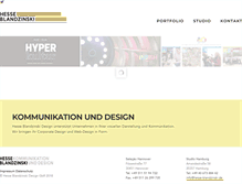 Tablet Screenshot of hesse-blandzinski.de
